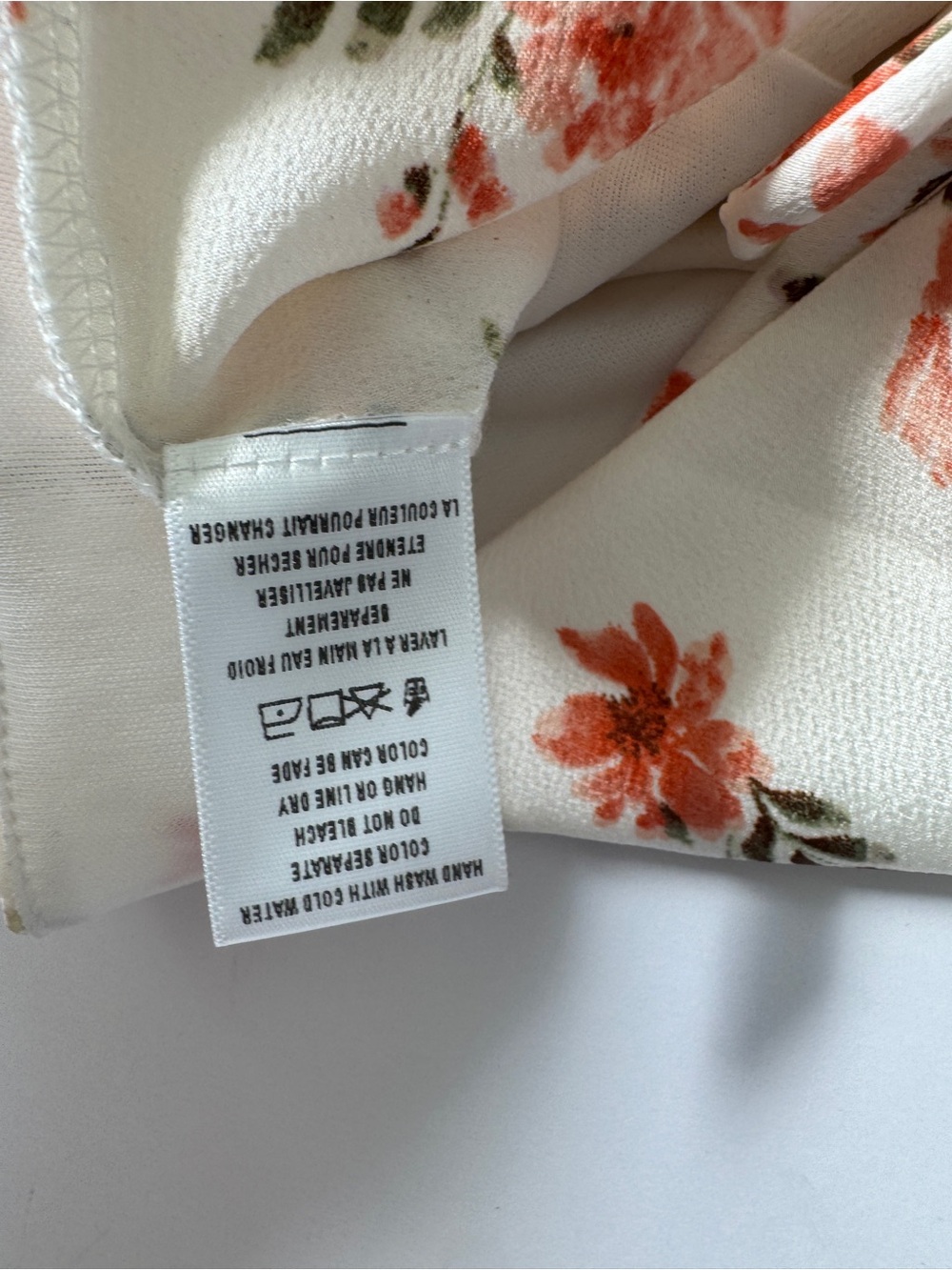 Altar'd State Floral Print Tie-Front Puff Sleeve Crop Top Size S NWOT - Picture 7 of 8